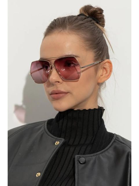 Chloé Eyewear Aly sunglasses - Gold - zdjęcie produktu nr 2