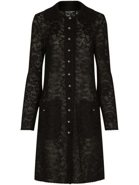Dolce & Gabbana Lace-stitch DG jacket - Black - zdjęcie produktu nr 1