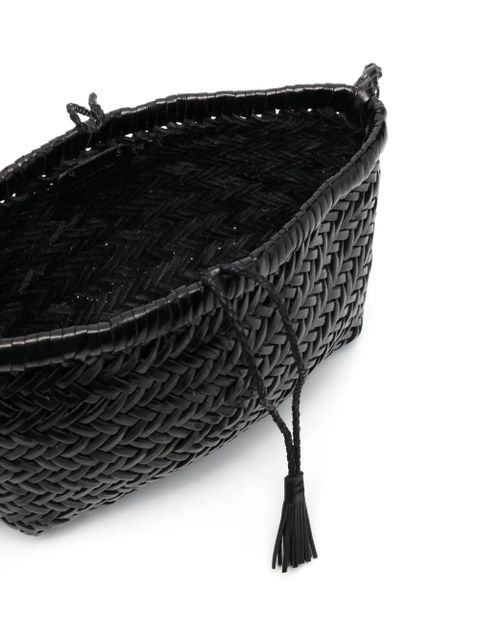 DRAGON DIFFUSION small Grace leather basket bag - Black