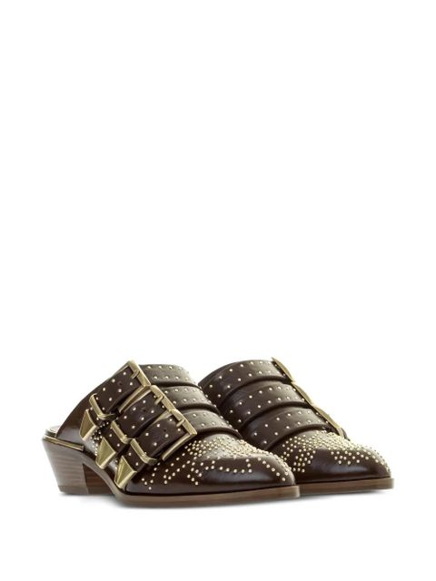 Chloé Susan studded sandals - Brown - zdjęcie produktu nr 2