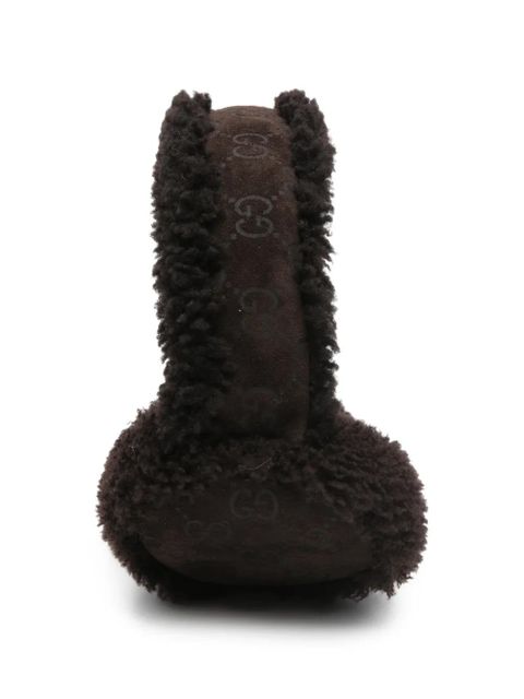 Gucci logo-print earmuffs - Brown - zdjęcie produktu nr 2