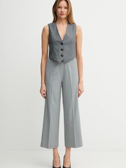 Gaudi kamizelka kolor szary jednorzędowa 521FD35017 - zdjęcie produktu nr 2