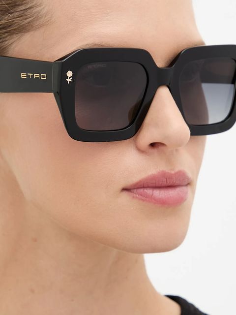 Etro okulary przeciwsłoneczne damskie kolor czarny ETRO 0114/S