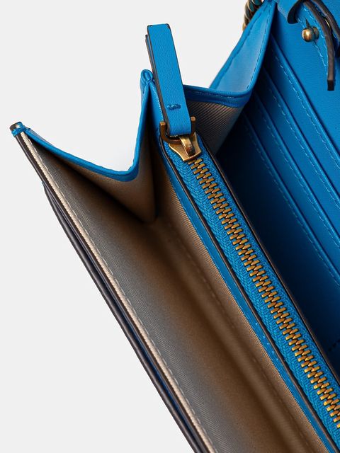 Pinko kopertówka kolor niebieski 100062 A0F1