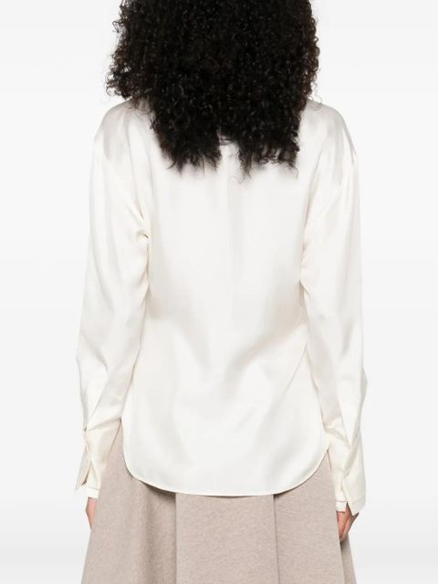 Róhe long-sleeve shirt - Neutrals
