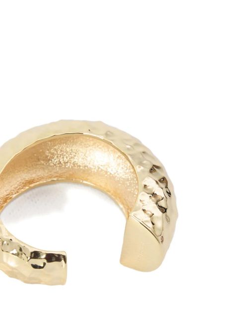 Self-Portrait hammered bracelet - Gold