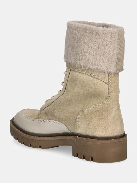 Calvin Klein Jeans botki COMBAT MID LACE UP BOOT WL