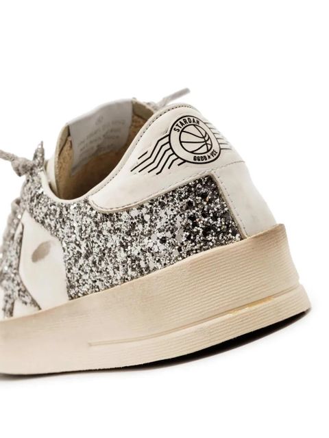 Golden Goose star-patch lace-up sneakers - White - zdjęcie produktu nr 2