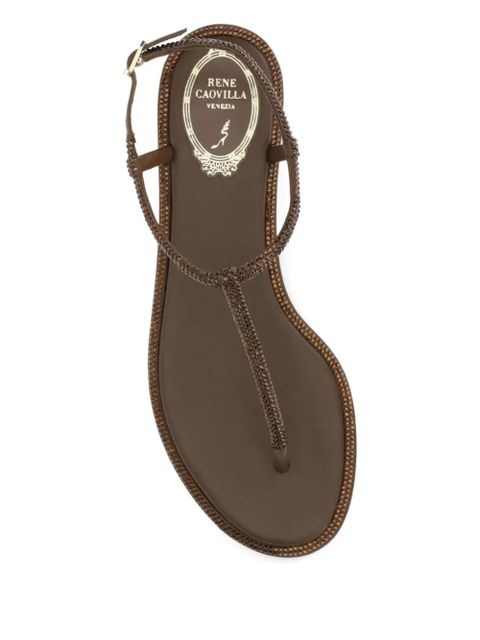 René Caovilla Diana embellished sandals - Brown - zdjęcie produktu nr 2