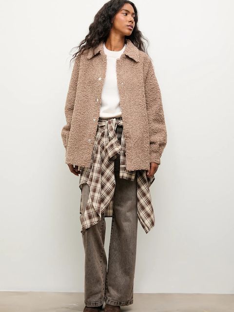 Answear.LAB kurtka kolor beżowy przejściowa - zdjęcie produktu nr 1