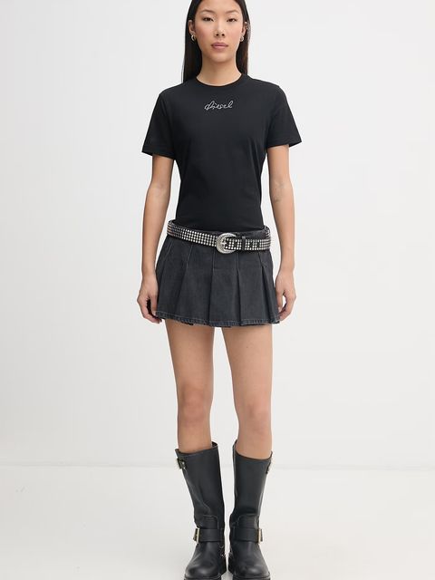 Diesel t-shirt basic damski bawełniany T-REG-S2 - zdjęcie produktu nr 1