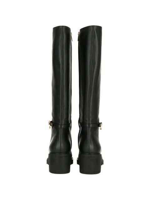 Gianvito Rossi buckle-strap boots - Black