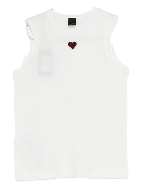 PINKO heart tank top - White - zdjęcie produktu nr 1
