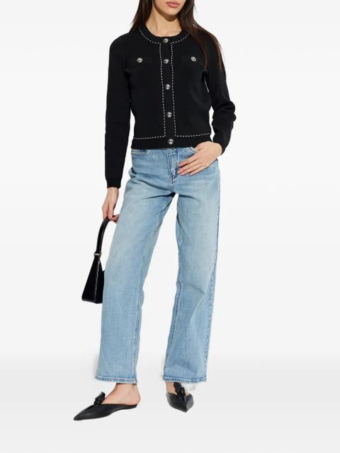Michael Kors button trim cardigan - Black - zdjęcie produktu nr 2
