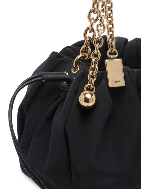 Chloé Plissé clutch bag - Black