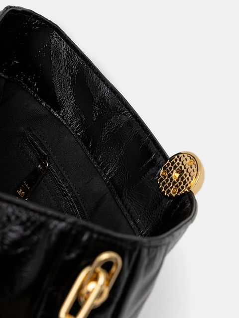 Furla torebka skórzana kolor czarny WB01898.BX4100.O6000