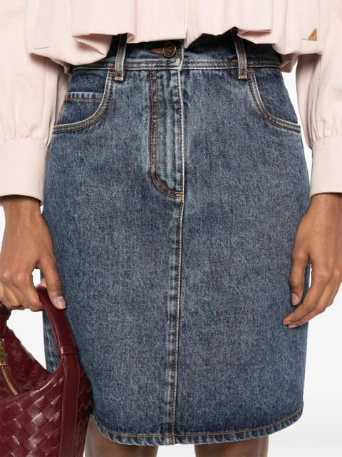 ETRO denim midi skirt - Blue