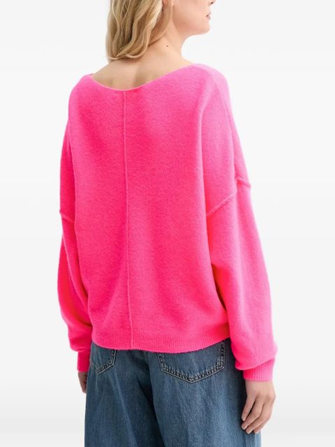 American Vintage Damsville seam-detail sweater - Pink