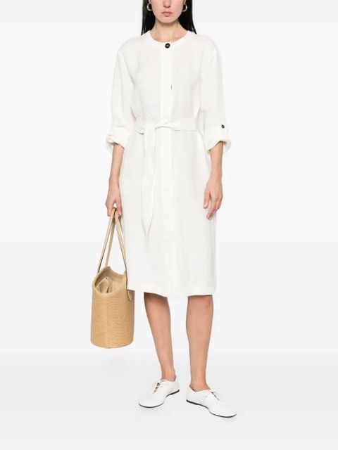 Max Mara belted midi dress - White - zdjęcie produktu nr 2
