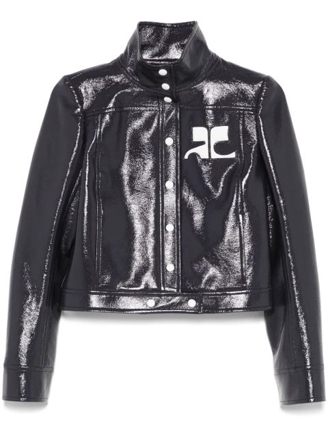 Courrèges Reedition Vinyl jacket - Blue - zdjęcie produktu nr 1