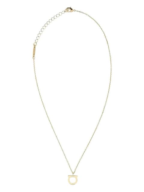 Ferragamo gancini-pendant necklace - Gold