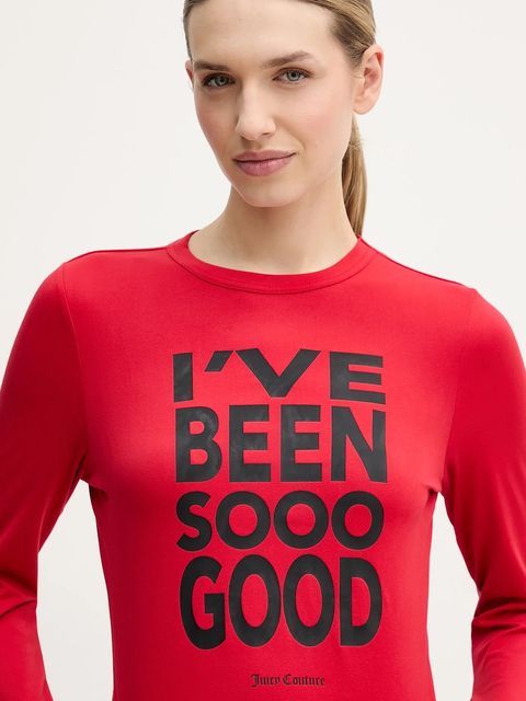 Juicy Couture piżama damska kolor czerwony JCYPJ126851