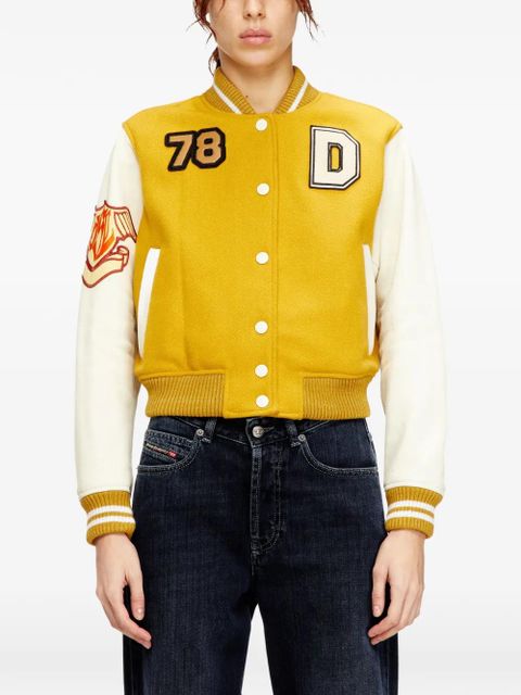 Diesel L-Real-Cp phoenix-embroidered jacket - Yellow