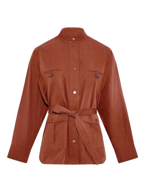 Yves Salomon belted jacket - Brown - zdjęcie produktu nr 1