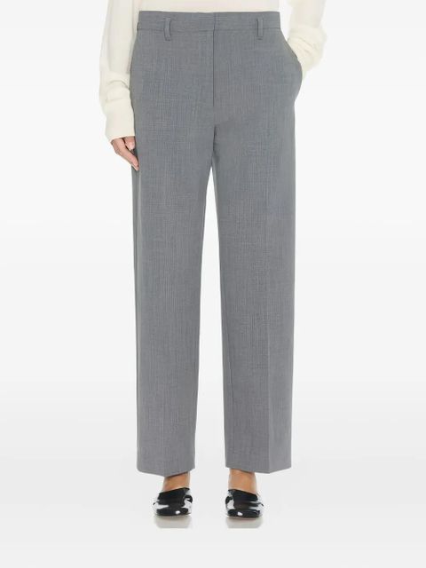 The Row wool zip trousers - Grey