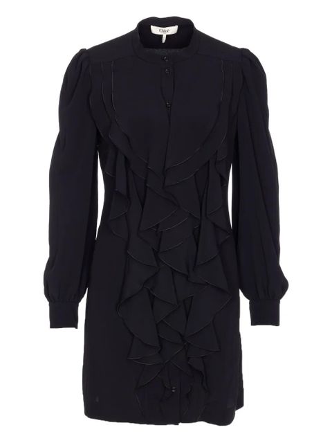 Chloé ruffle-detail blouse - Black - zdjęcie produktu nr 1