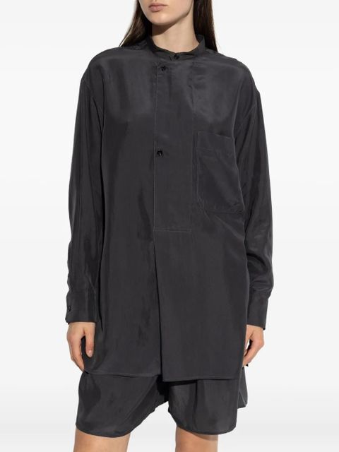 LEMAIRE pocket button shirt - Black