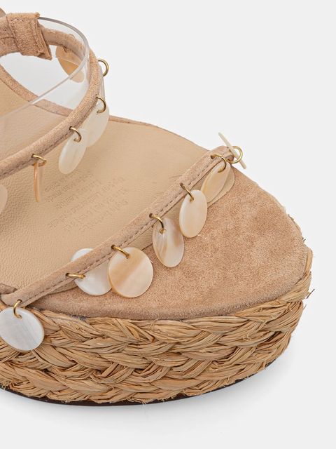 Naked Wolfe sandały Fantastic kolor beżowy Fantastic Natural Raffia