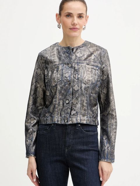 Guess kurtka TERSA kolor szary przejściowa W5BN97 D5QK2 - zdjęcie produktu nr 1