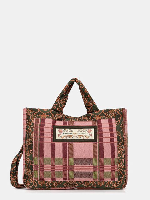 Barbour torebka x Farm Rio kolor różowy LBA0476 - zdjęcie produktu nr 1