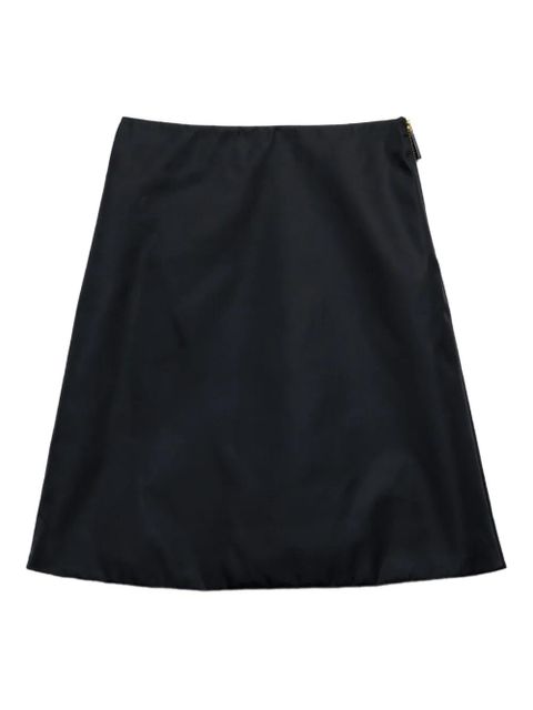 Prada logo-triangle skirt - Black - zdjęcie produktu nr 1