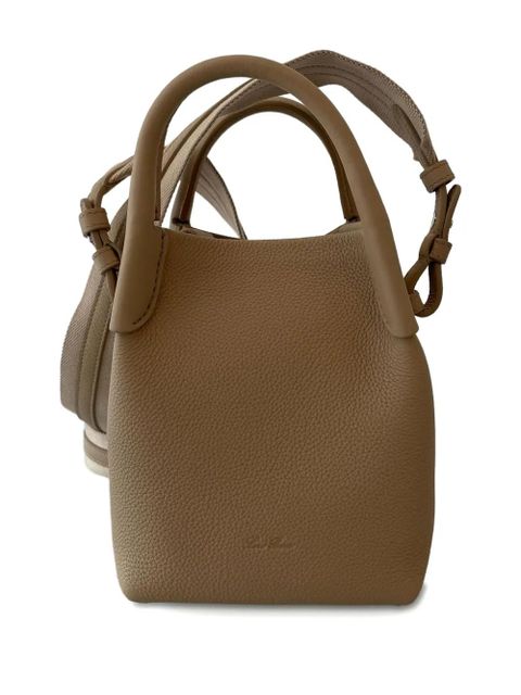 Loro Piana micro Bale leather tote bag - Brown - zdjęcie produktu nr 2