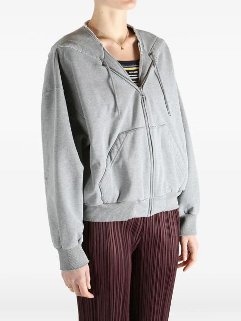 MM6 Maison Margiela zip hoodie - Grey