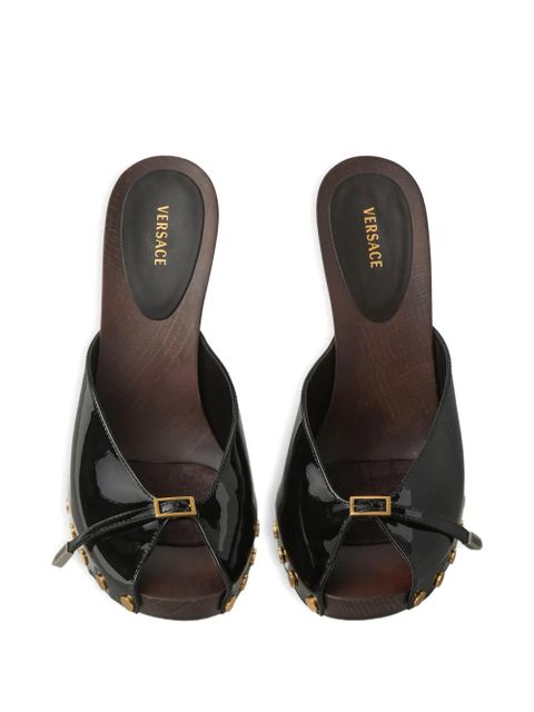 Versace Sassi patent clogs 105 mm - Black - zdjęcie produktu nr 2