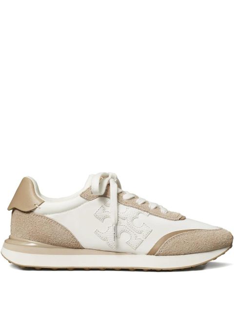 Tory Burch Destiny suede-panel sneakers - White - zdjęcie produktu nr 1