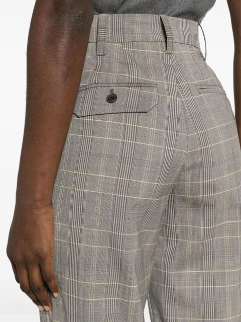 Zadig&Voltaire Pura high-waist straight-leg trousers - Grey