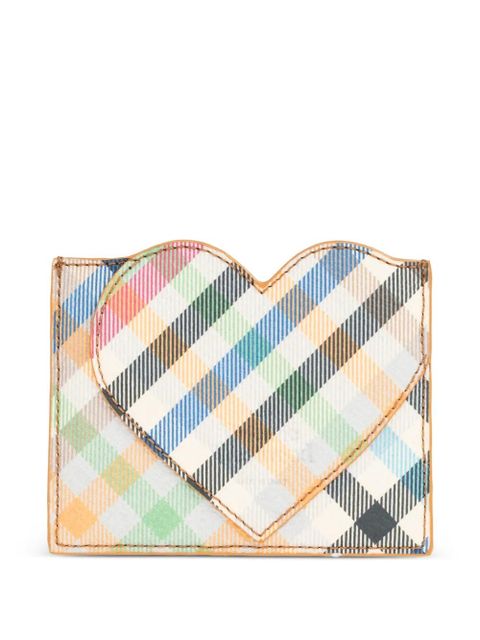 Vivienne Westwood heart-shape checked wallet - Neutrals - zdjęcie produktu nr 2
