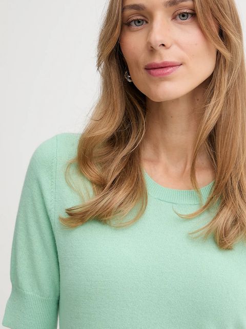 United Colors of Benetton sweter damski kolor zielony lekki 1002D10D2