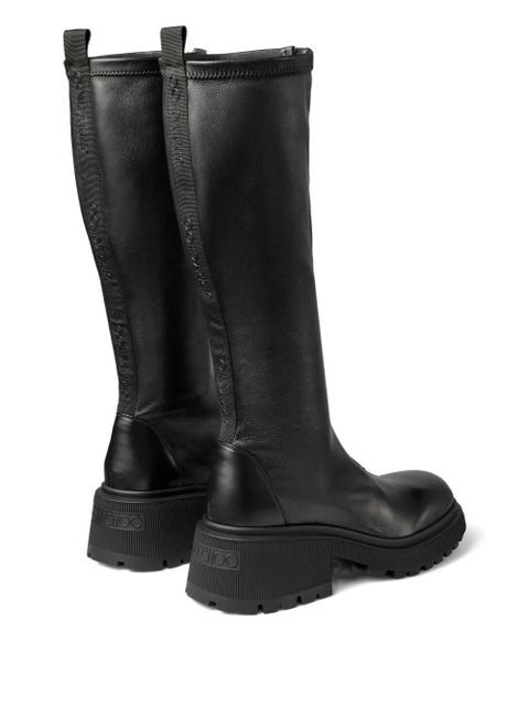 Jimmy Choo 50mm Lune zip-detail platform boots - Black - zdjęcie produktu nr 2
