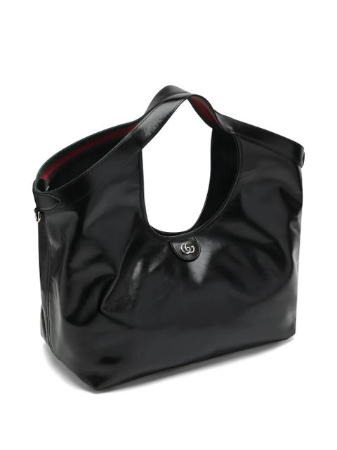 Gucci large Giglio logo-detail tote bag - Black