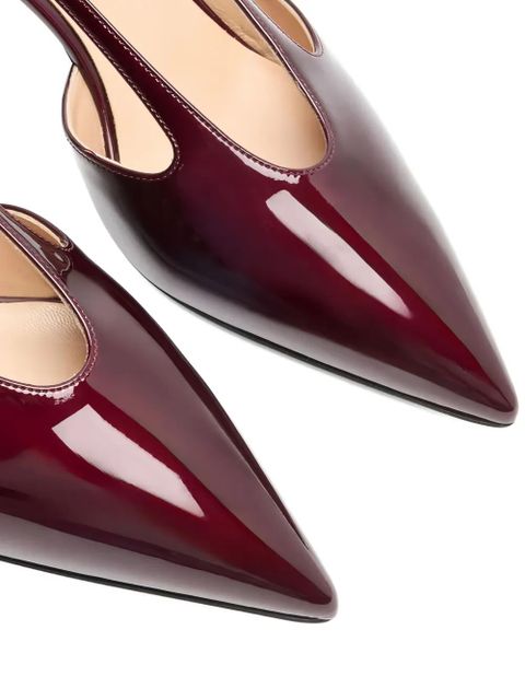 Casadei 50mm Julia slingback pumps - Red