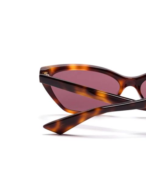 Gucci Eyewear cat eye-frame sunglasses - Brown - zdjęcie produktu nr 2