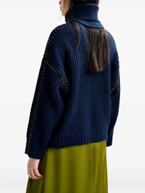Essentiel Antwerp Indsay crew-neck sweater - Blue