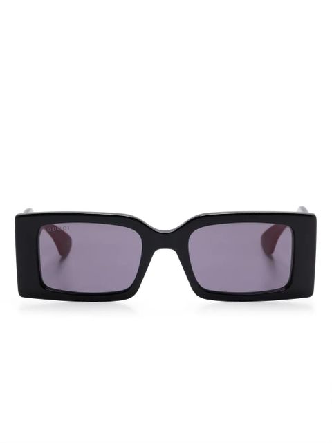 Gucci Eyewear rectangular-frame sunglasses - Black - zdjęcie produktu nr 1
