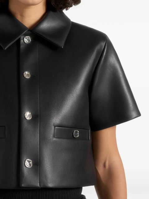 Manière De Voir Dory buttoned short-sleeve shirt - Black