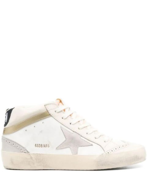Golden Goose Mid Star "Light Grey/Gold" sneakers - White - zdjęcie produktu nr 1
